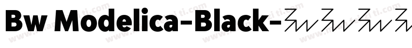 Bw Modelica-Black字体转换